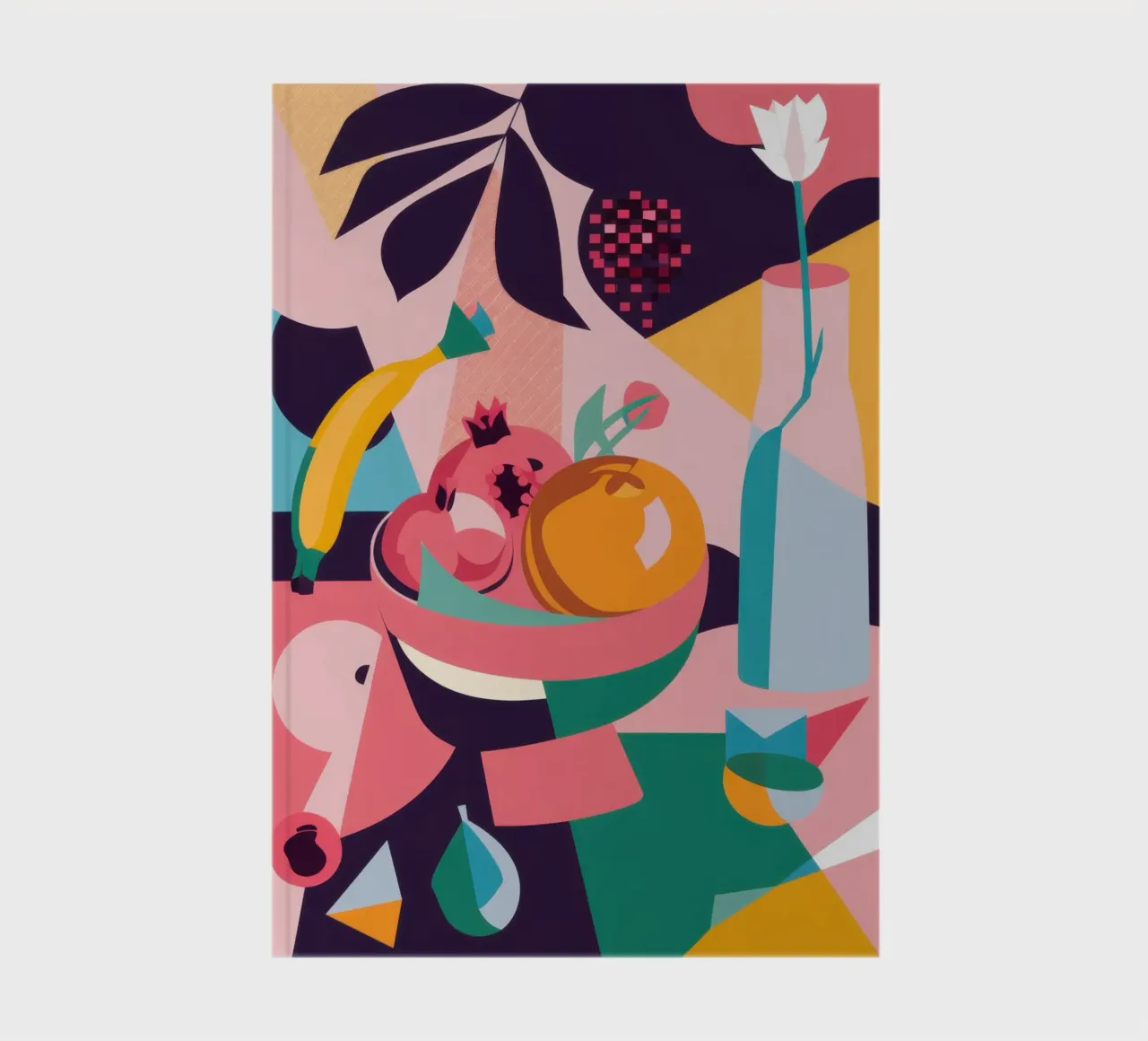 Abstract Fruity Forms notebook by Sun Riser
