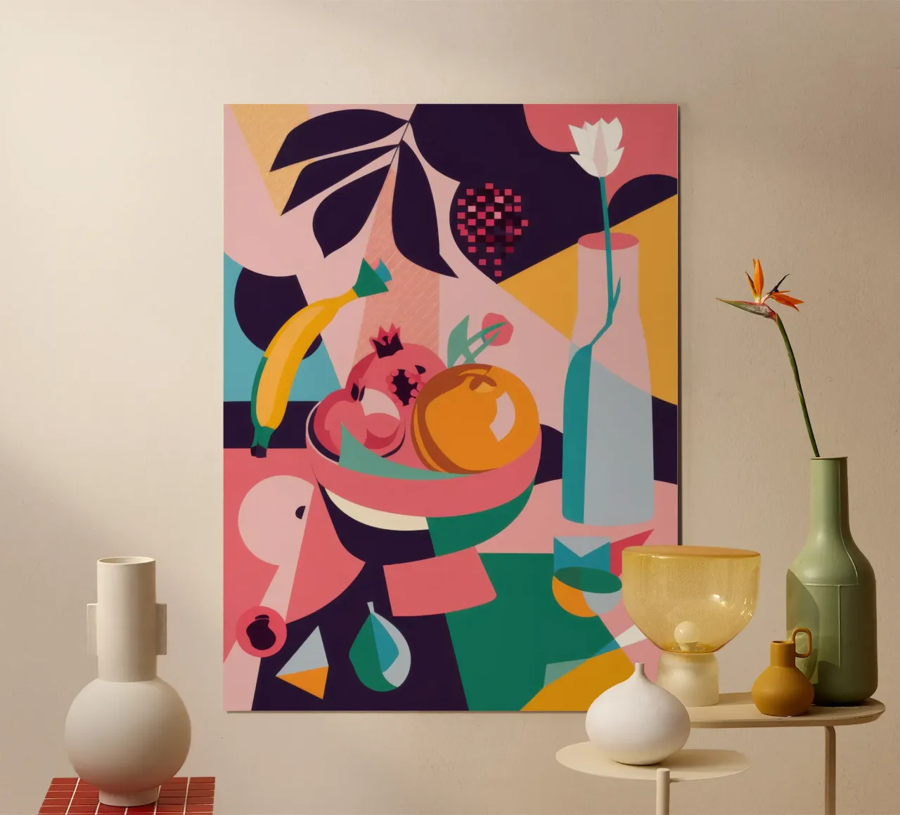 Forme astratte di frutta poster da Sun Riser