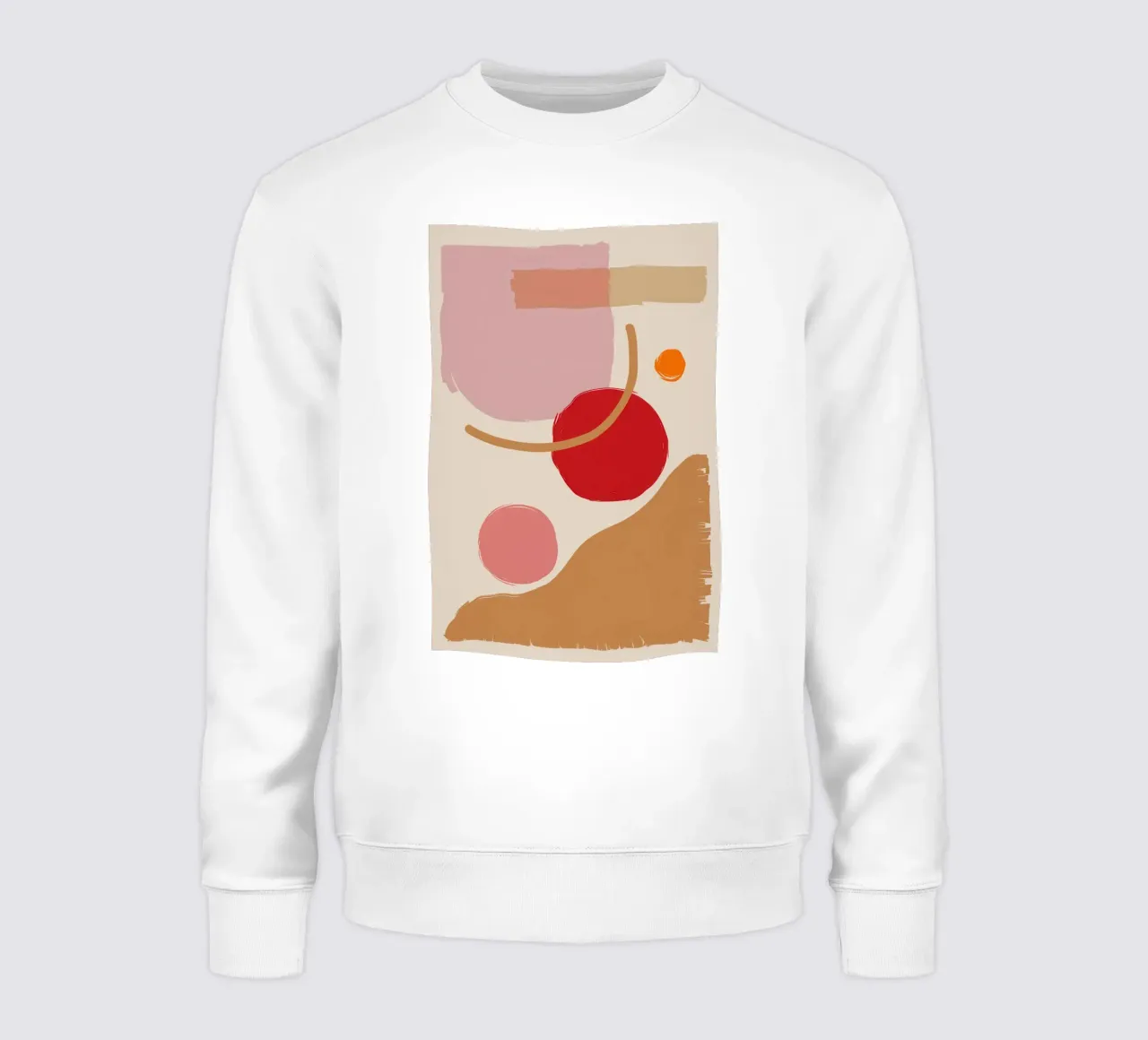 Blush Composición abstracta sudadera de Sun Riser