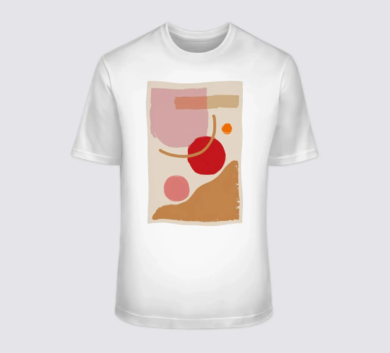Composition abstraite fard à joues t-shirt de Sun Riser