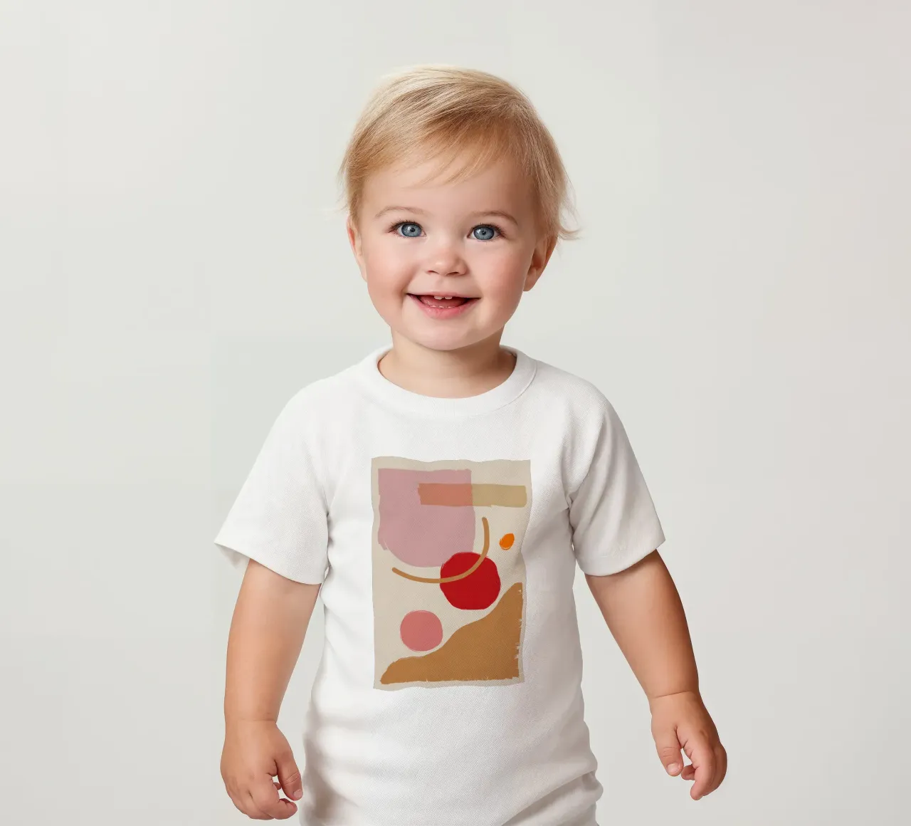 Composizione astratta Blush maglietta neonato da Sun Riser