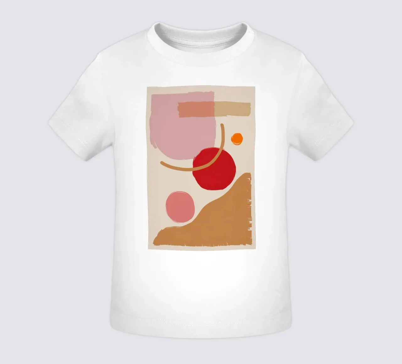 Composizione astratta Blush maglietta neonato da Sun Riser