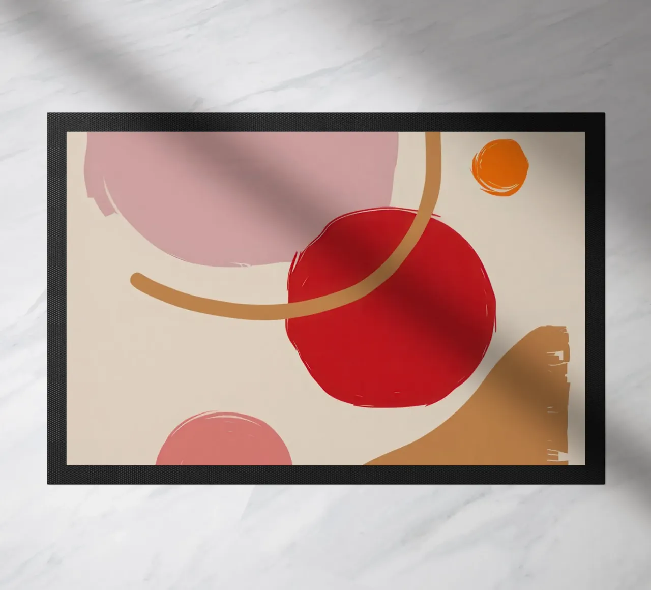 Composizione astratta Blush zerbino da Sun Riser