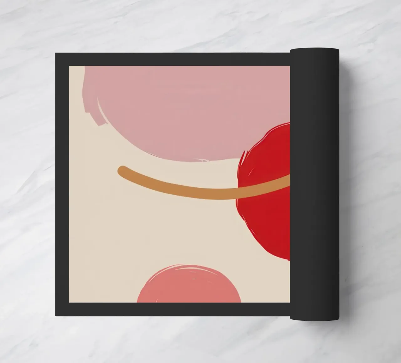 Composizione astratta Blush zerbino da Sun Riser