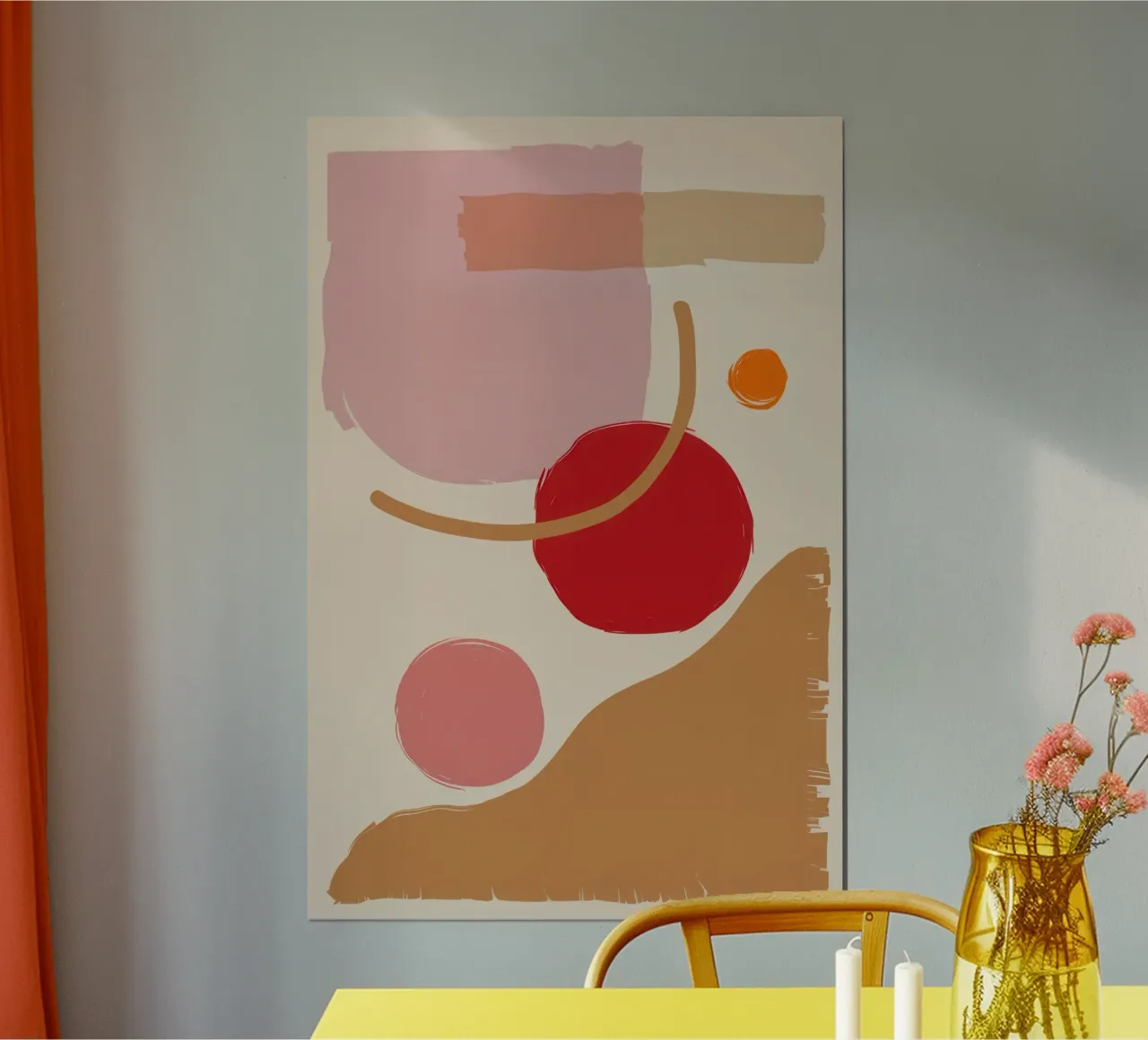 Composizione astratta Blush carta hahnemühle da Sun Riser