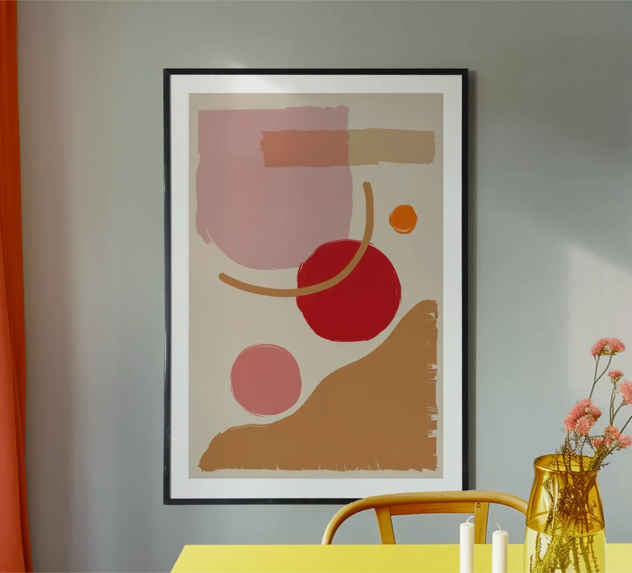 Composizione astratta Blush carta hahnemühle da Sun Riser