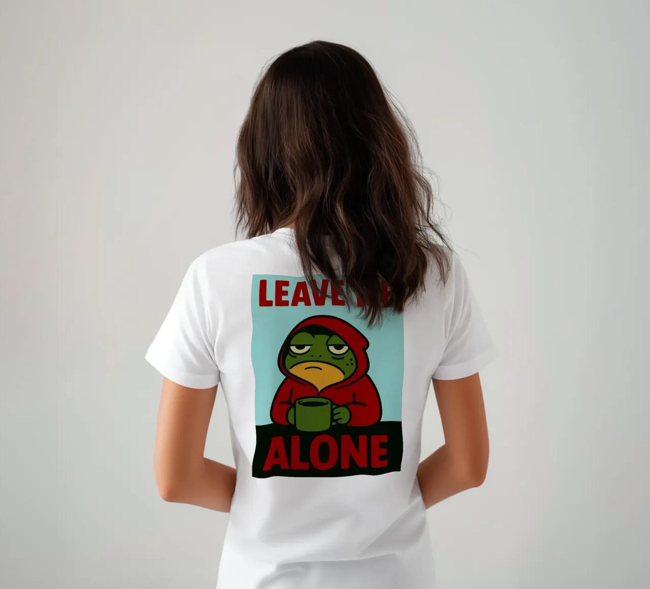lasciare in pace la rana divertente t-shirt da Toolee