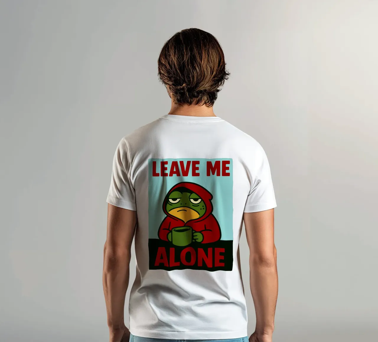 lasciare in pace la rana divertente t-shirt da Toolee
