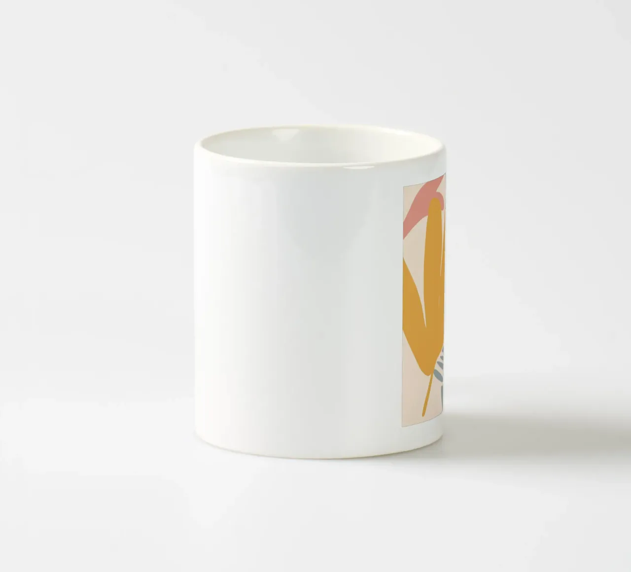 Astratto floreale dorato tazza in ceramica da Sun Riser
