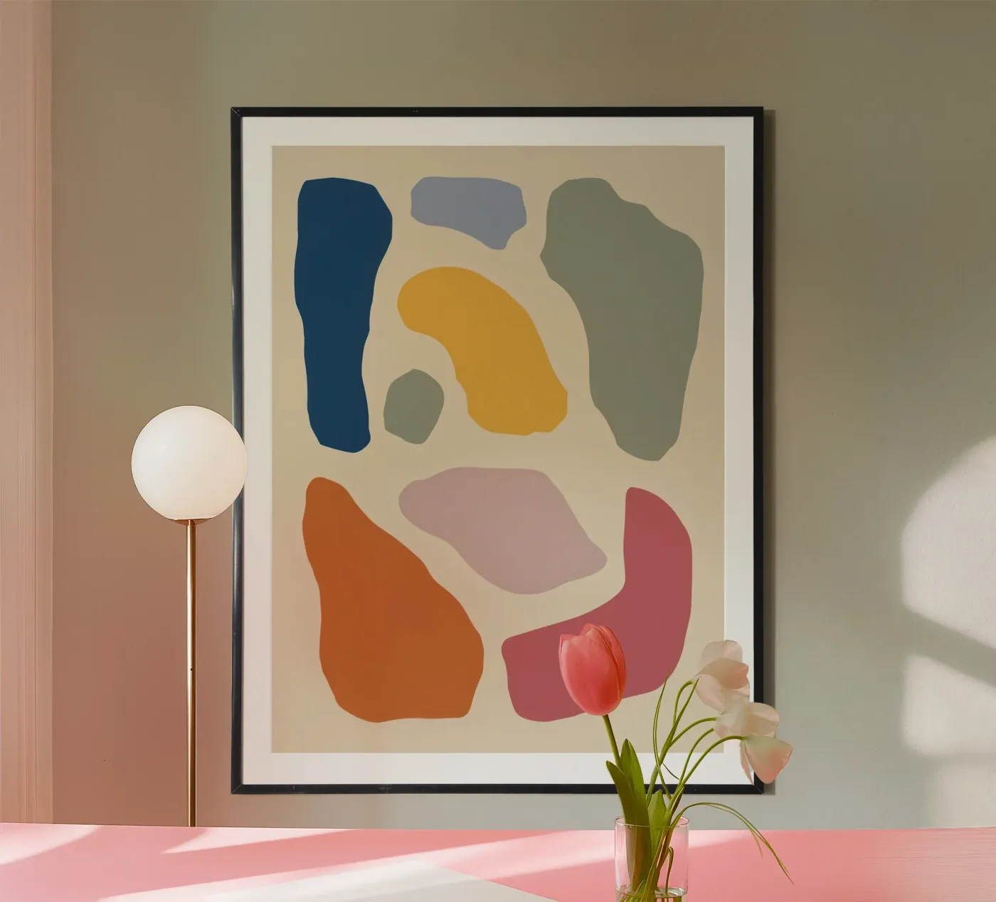Forme astratte e terrose poster da Sun Riser