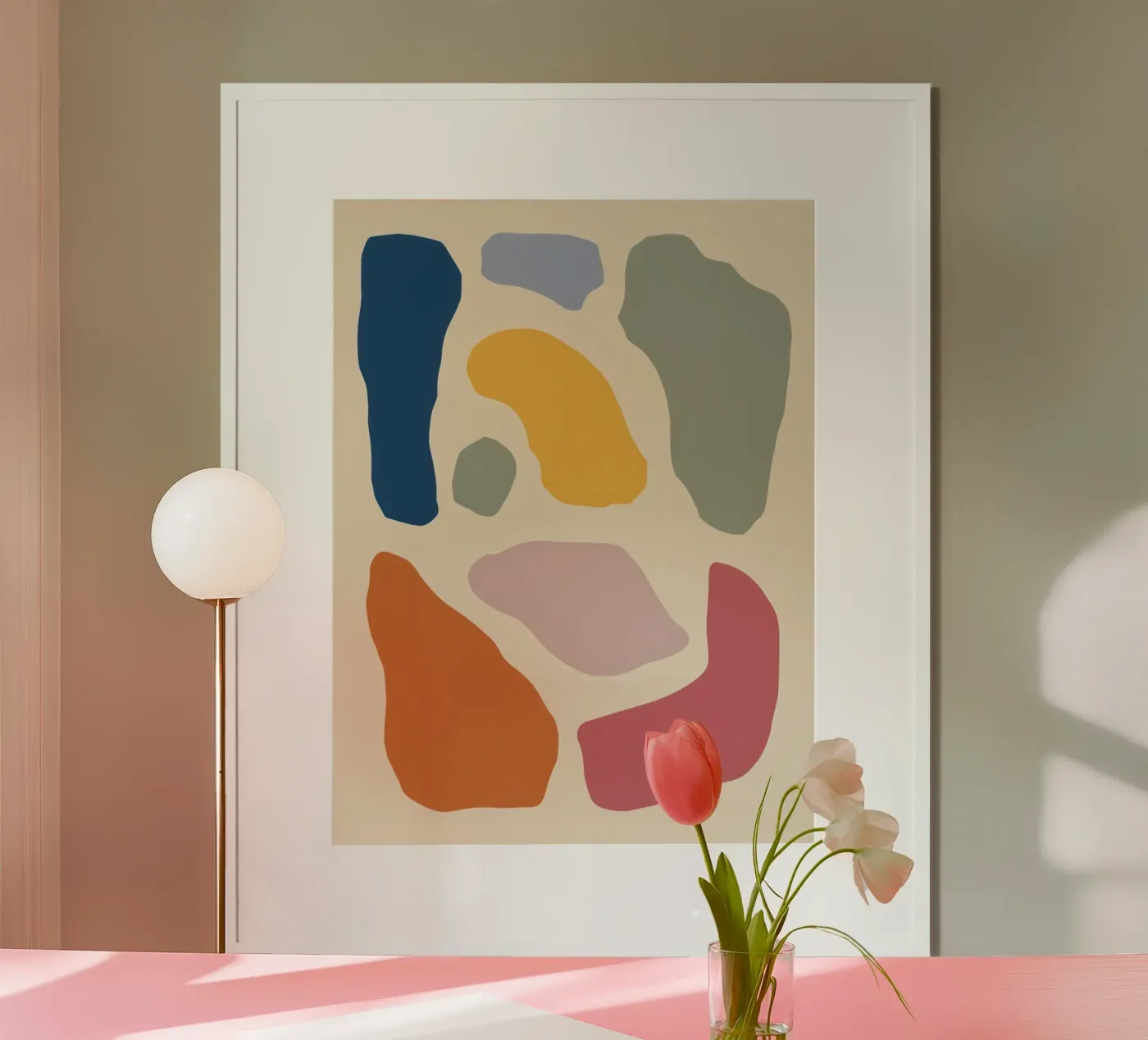 Forme astratte e terrose poster da Sun Riser