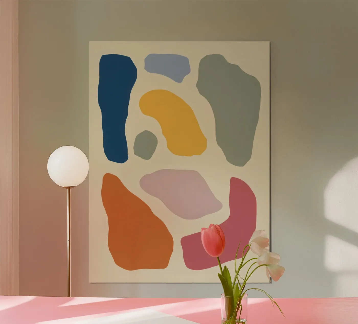 Forme astratte e terrose poster da Sun Riser
