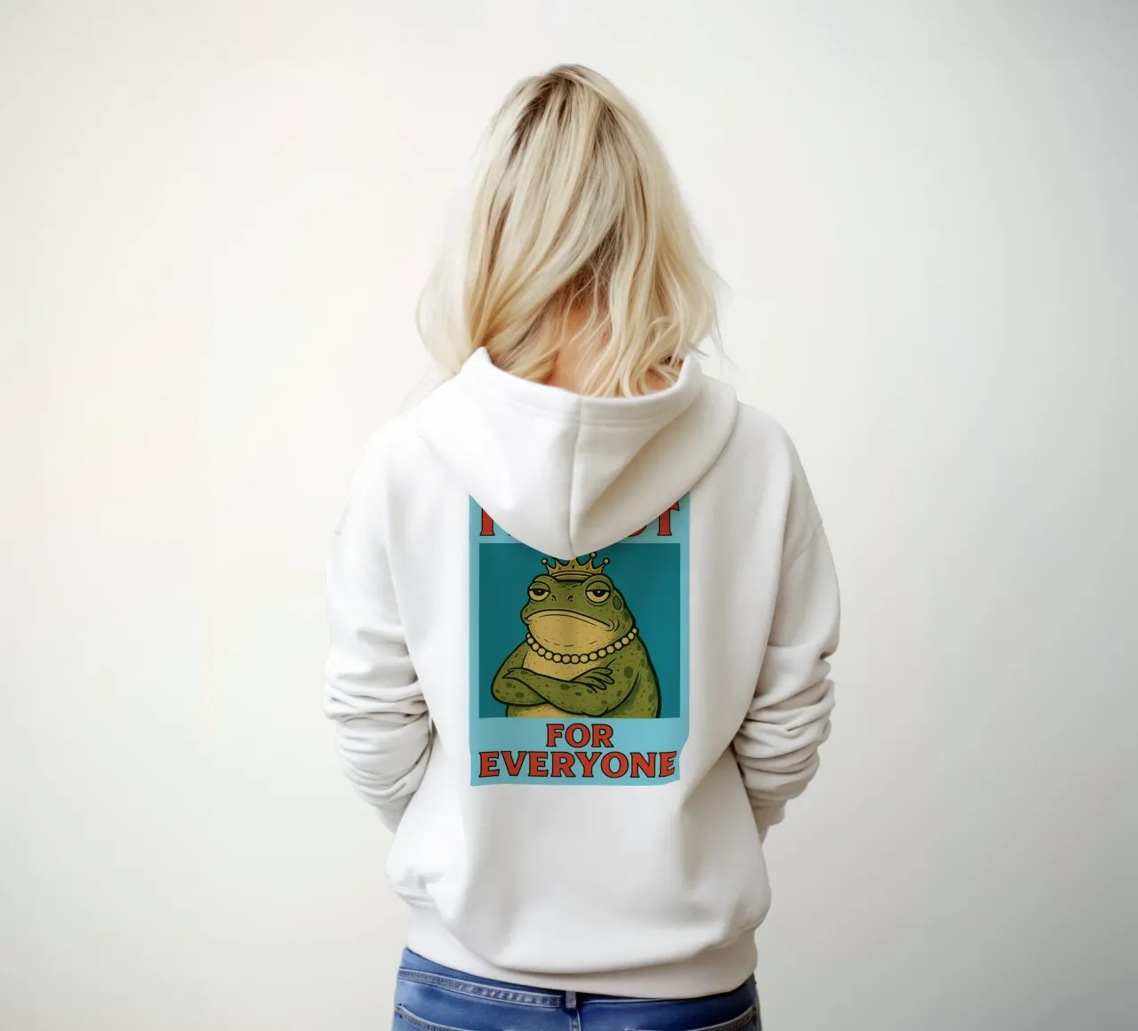no soy para todos rana graciosa sudadera con capucha de Toolee