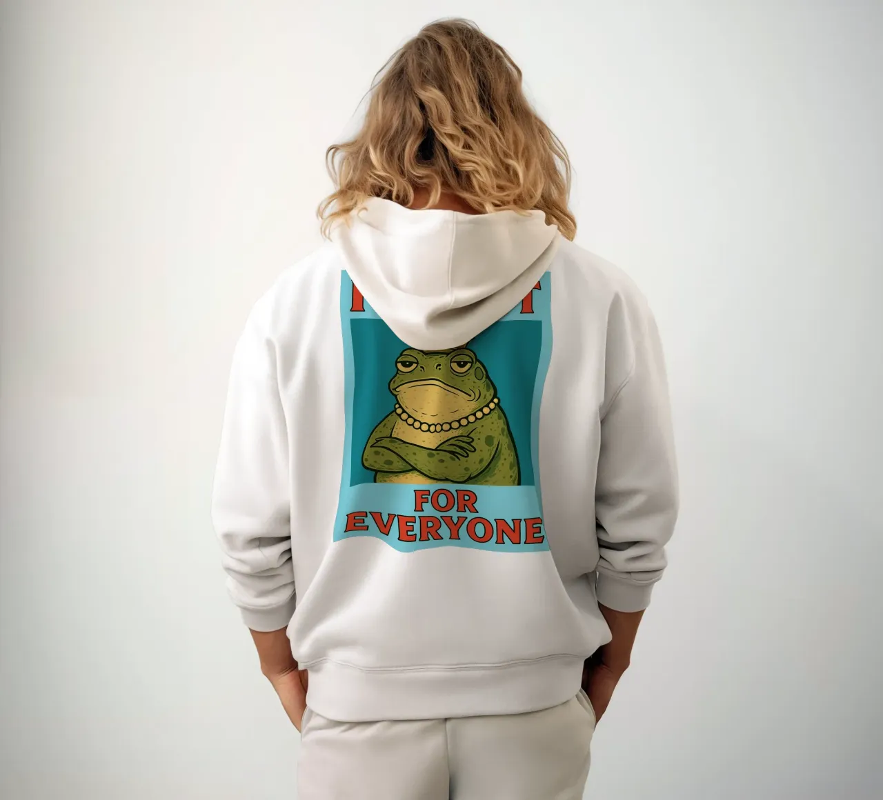no soy para todos rana graciosa sudadera con capucha de Toolee