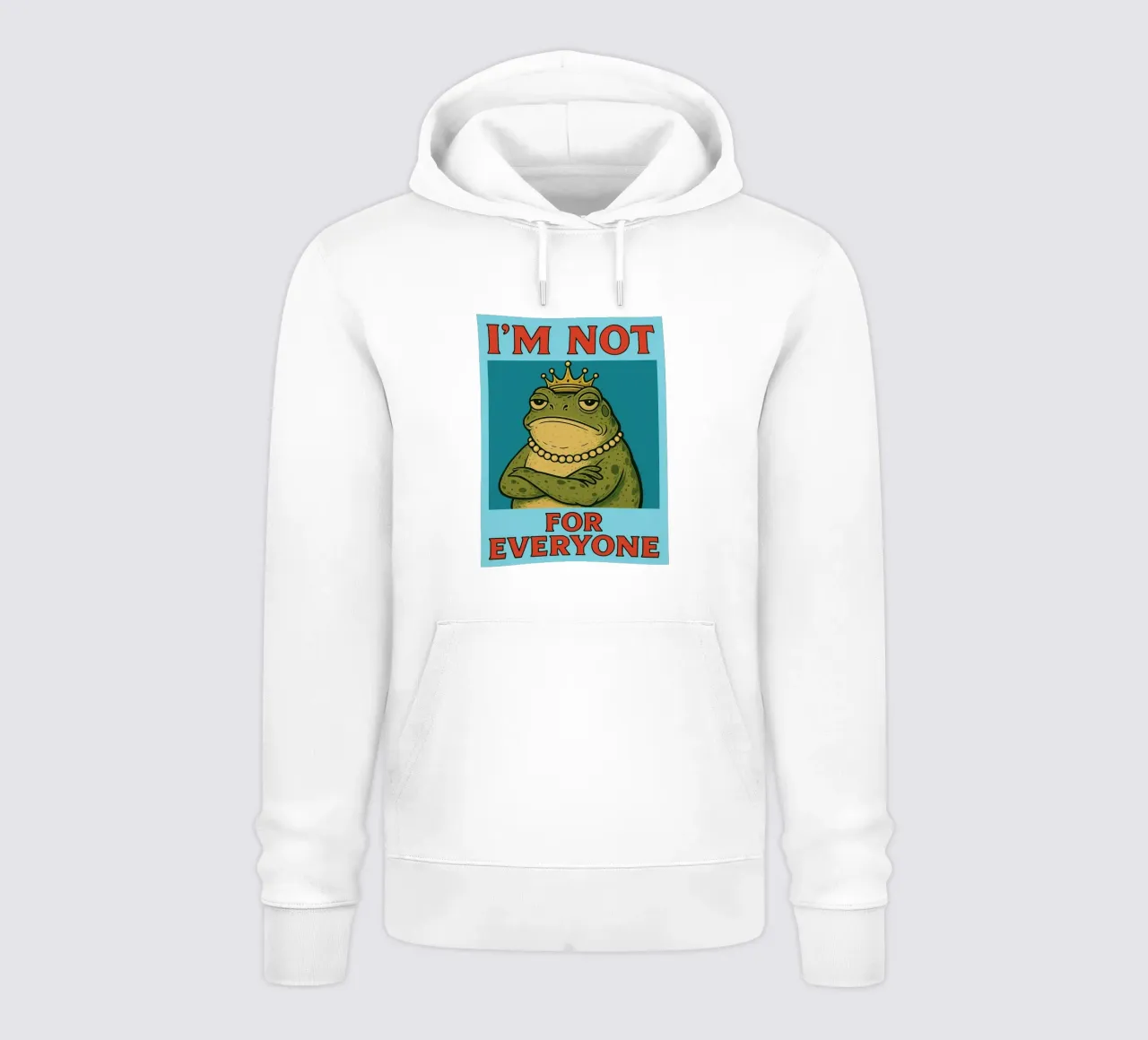 no soy para todos rana graciosa sudadera con capucha de Toolee
