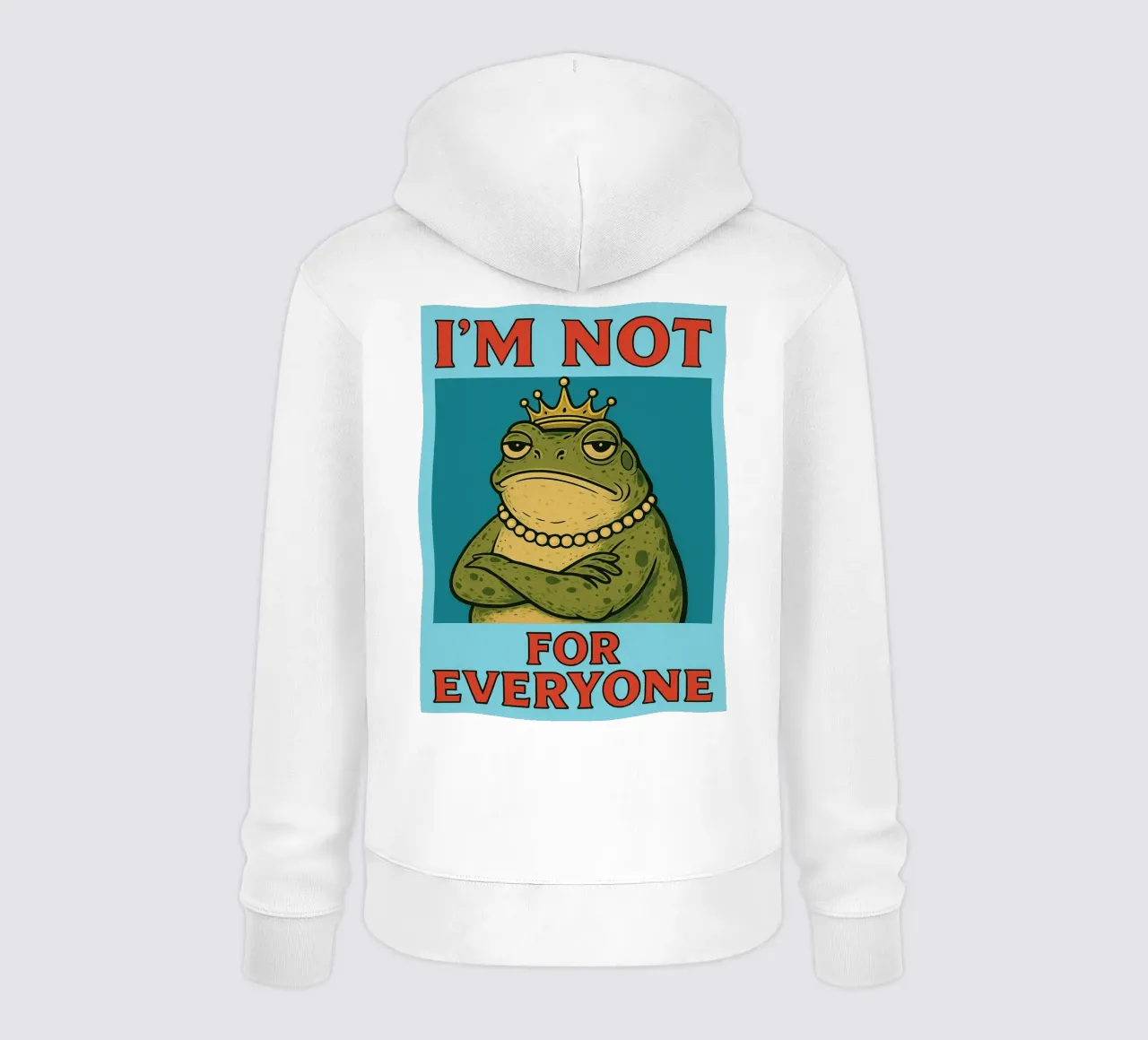 no soy para todos rana graciosa sudadera con capucha de Toolee