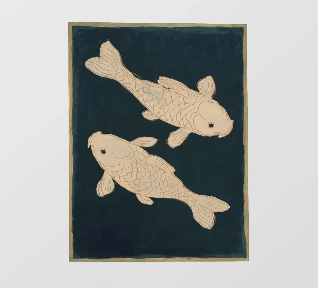 Due pesci Koi telo in pvc da M.A.Z.U.N.