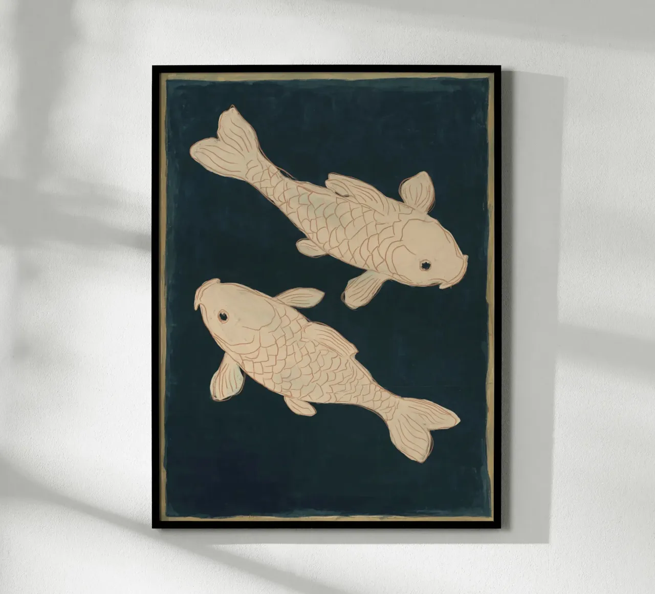 Due pesci Koi carta hahnemühle da M.A.Z.U.N.