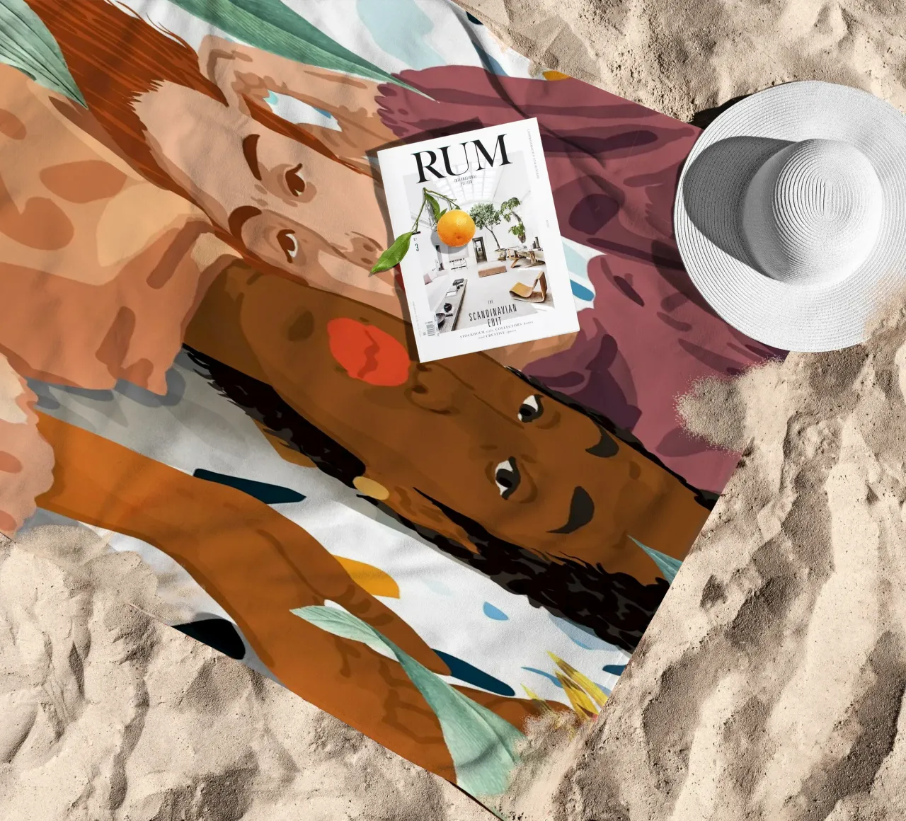 L'amore non è un colore. Il carattere non è una sfumatura di pelle telo mare da 83oranges