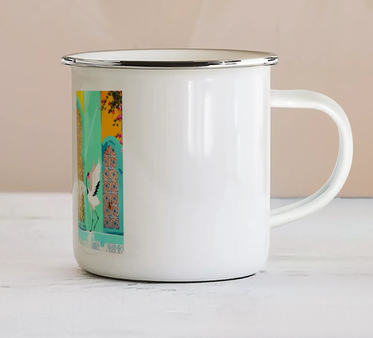 Cortile marocchino tazza in smalto da 83oranges