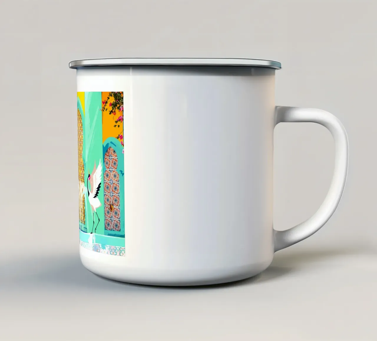 Cortile marocchino tazza in smalto da 83oranges