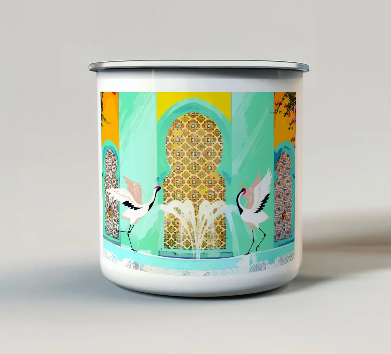 Cortile marocchino tazza in smalto da 83oranges