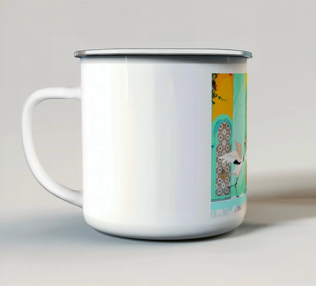 Cortile marocchino tazza in smalto da 83oranges