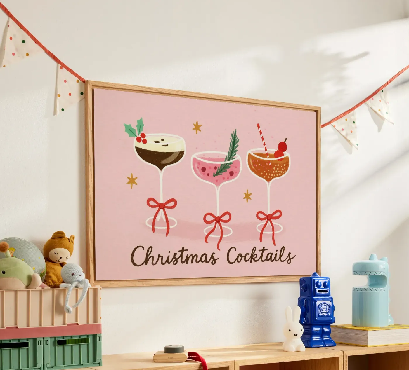 Cheers pinky Christmas plexiglass da PurePeachChristmas