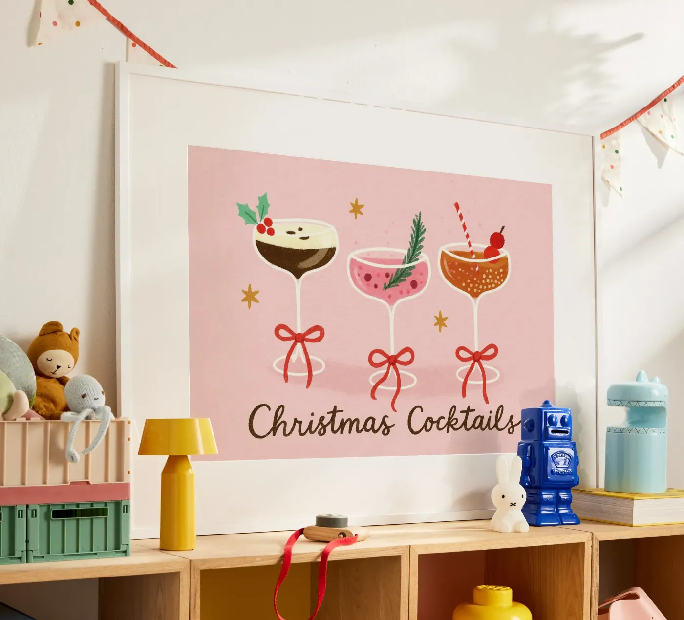 Cheers pinky Christmas hahnemühle by PurePeachChristmas