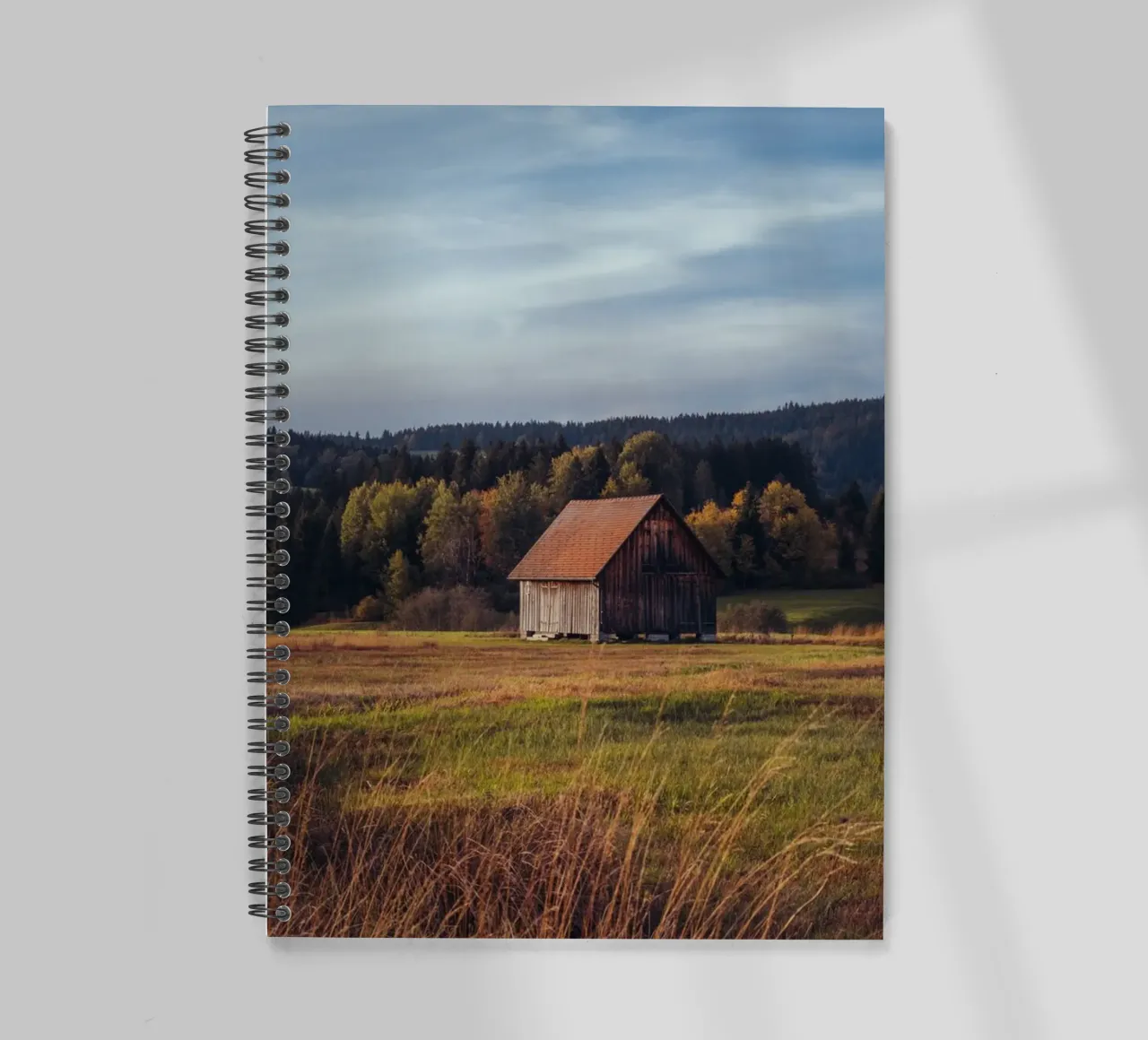 Herbstscheune in der Schweiz Ringbuch von mbgraphx2
