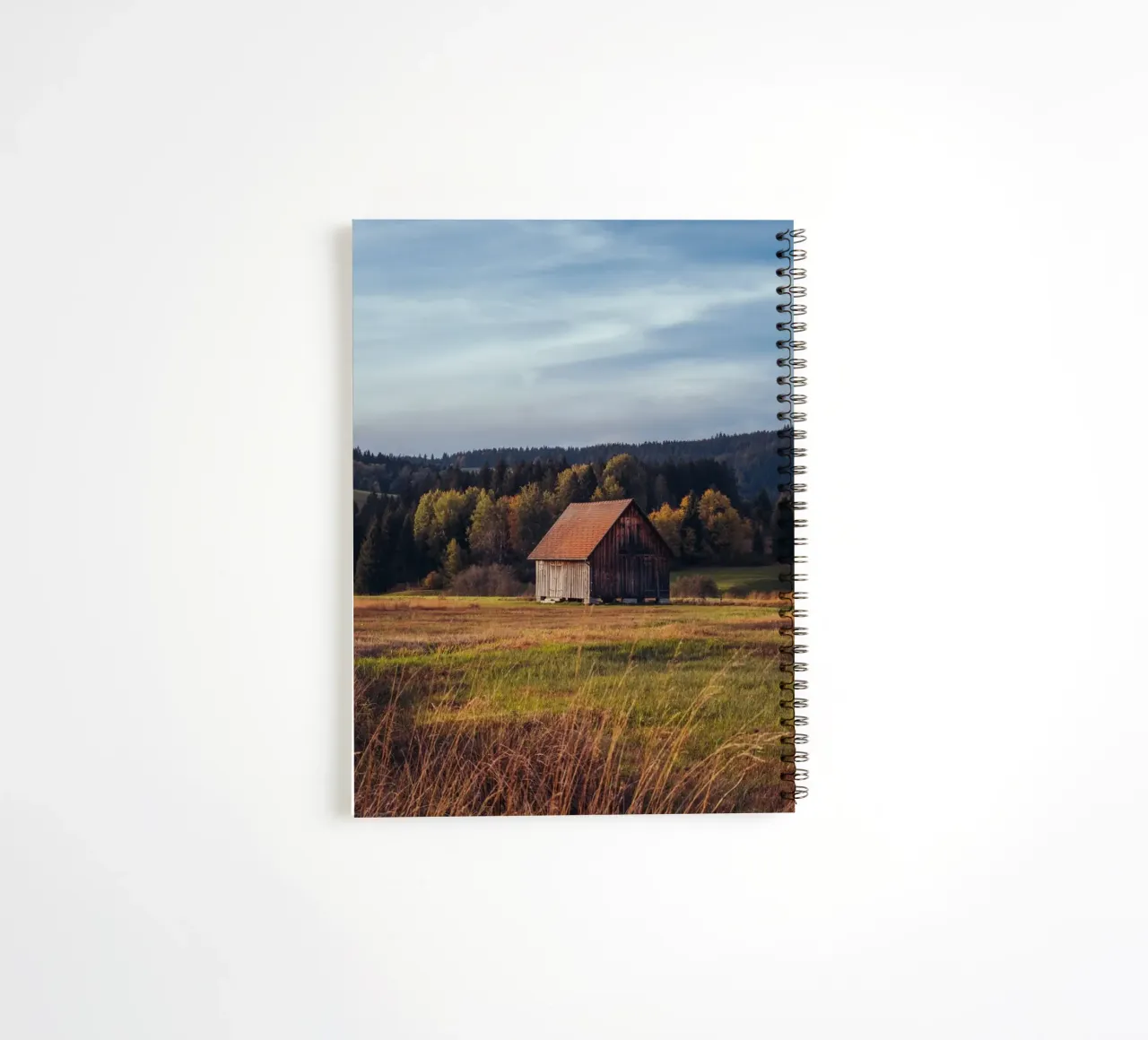 Herbstscheune in der Schweiz Ringbuch von mbgraphx2