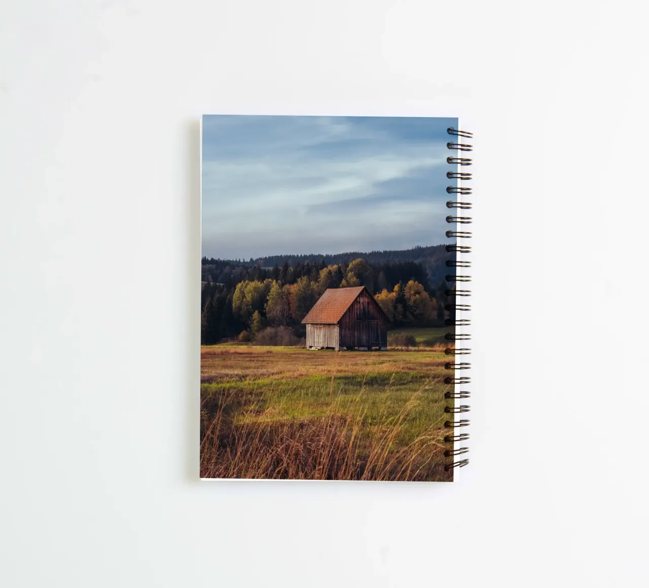 Herbstscheune in der Schweiz Ringbuch von mbgraphx2