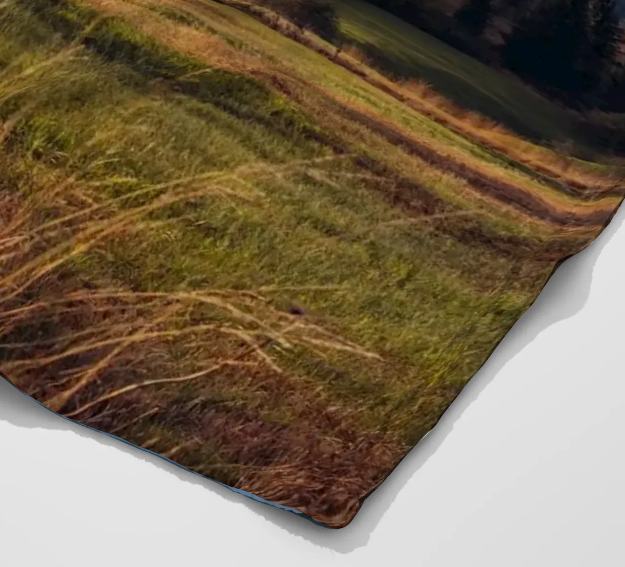 Fienile d'autunno in Svizzera coperta in pile da mbgraphx2