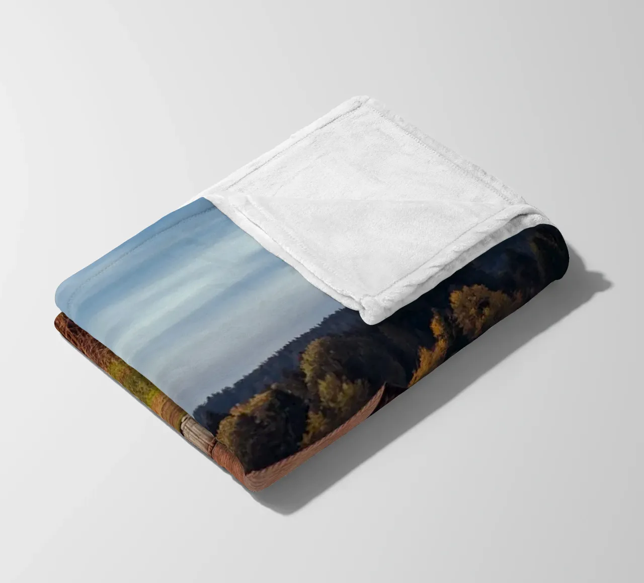 Fienile d'autunno in Svizzera coperta in pile da mbgraphx2
