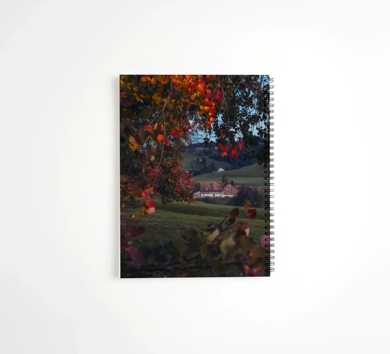 Herbstscheune in der Schweiz Ringbuch von mbgraphx2