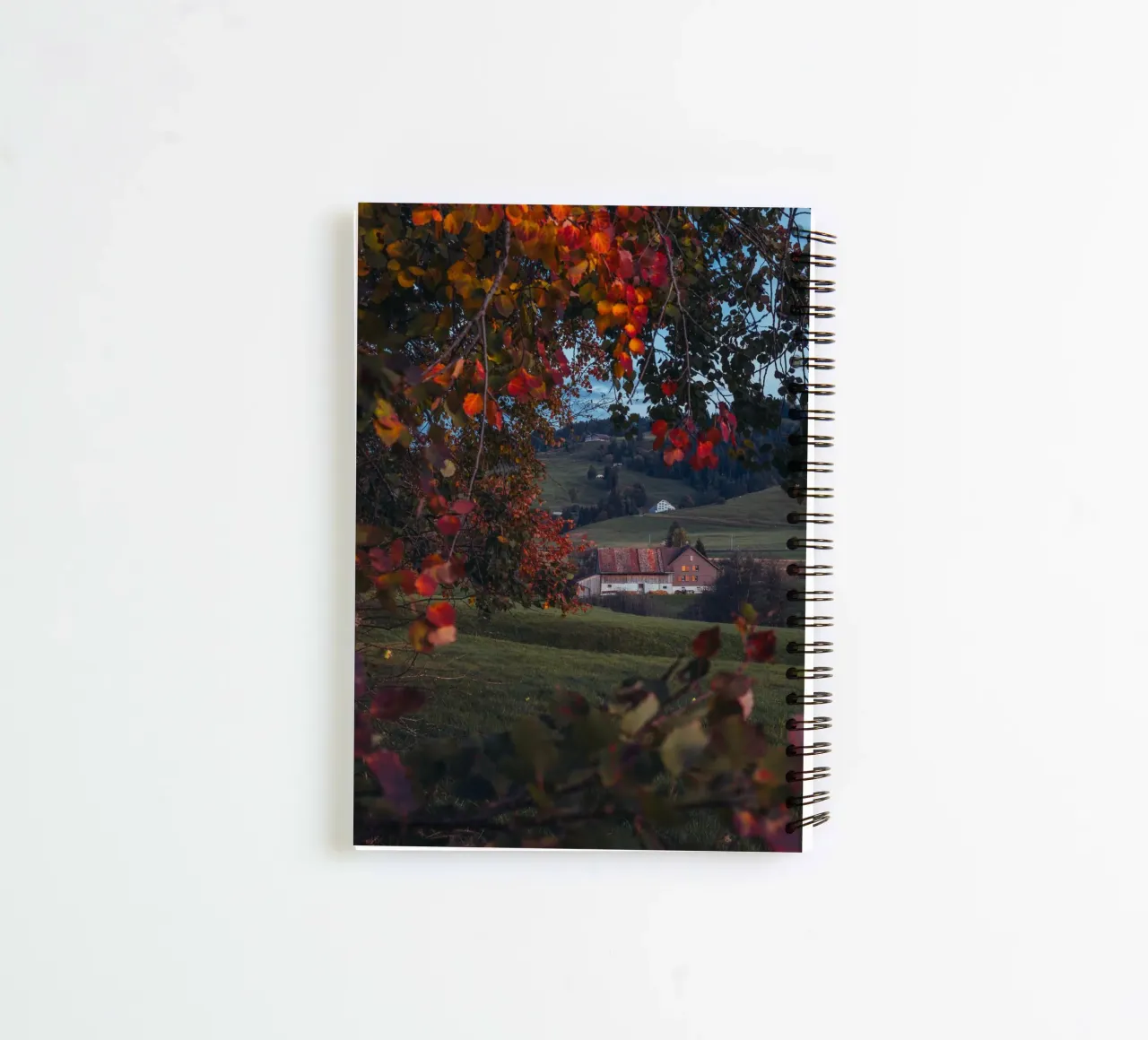 Herbstscheune in der Schweiz Ringbuch von mbgraphx2