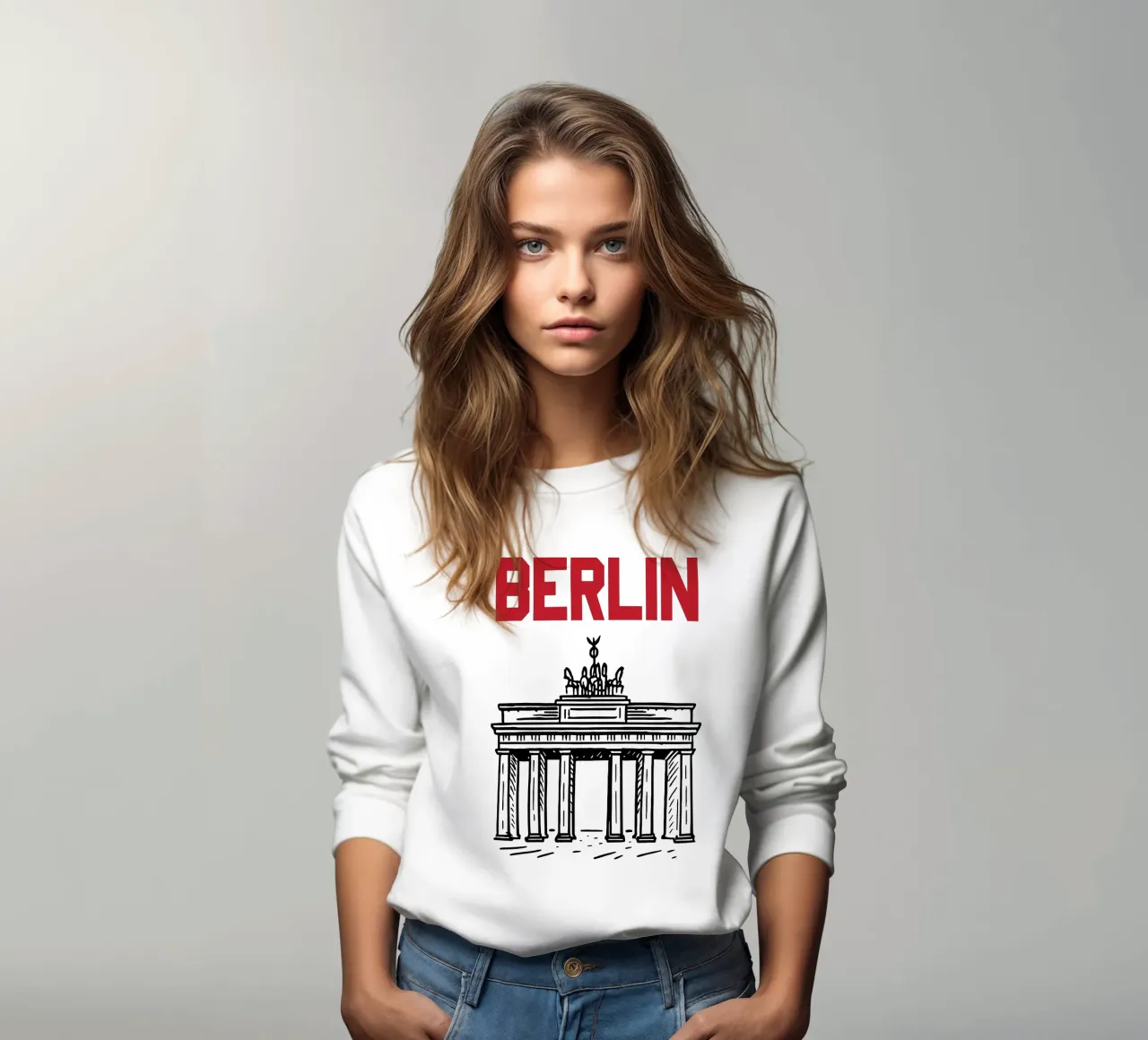 Vettore di viaggio della città di Berlino felpa da Margoo
