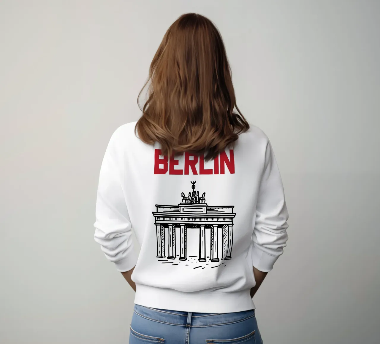 Vettore di viaggio della città di Berlino felpa da Margoo