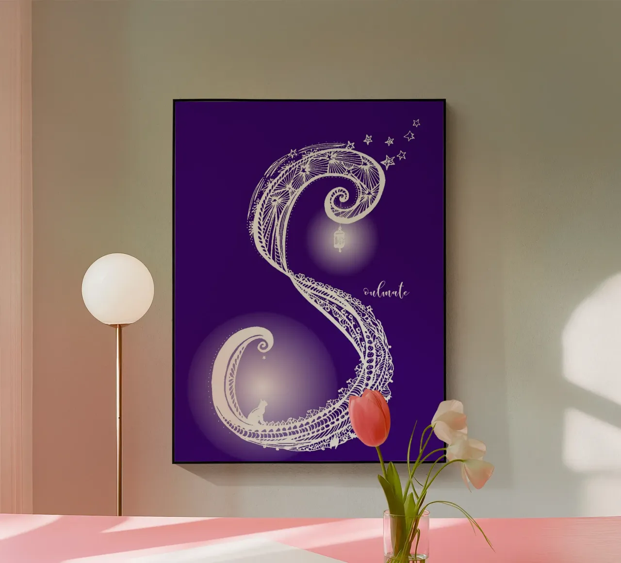 Soulmate (Cat) plexiglass da PaperLine Art