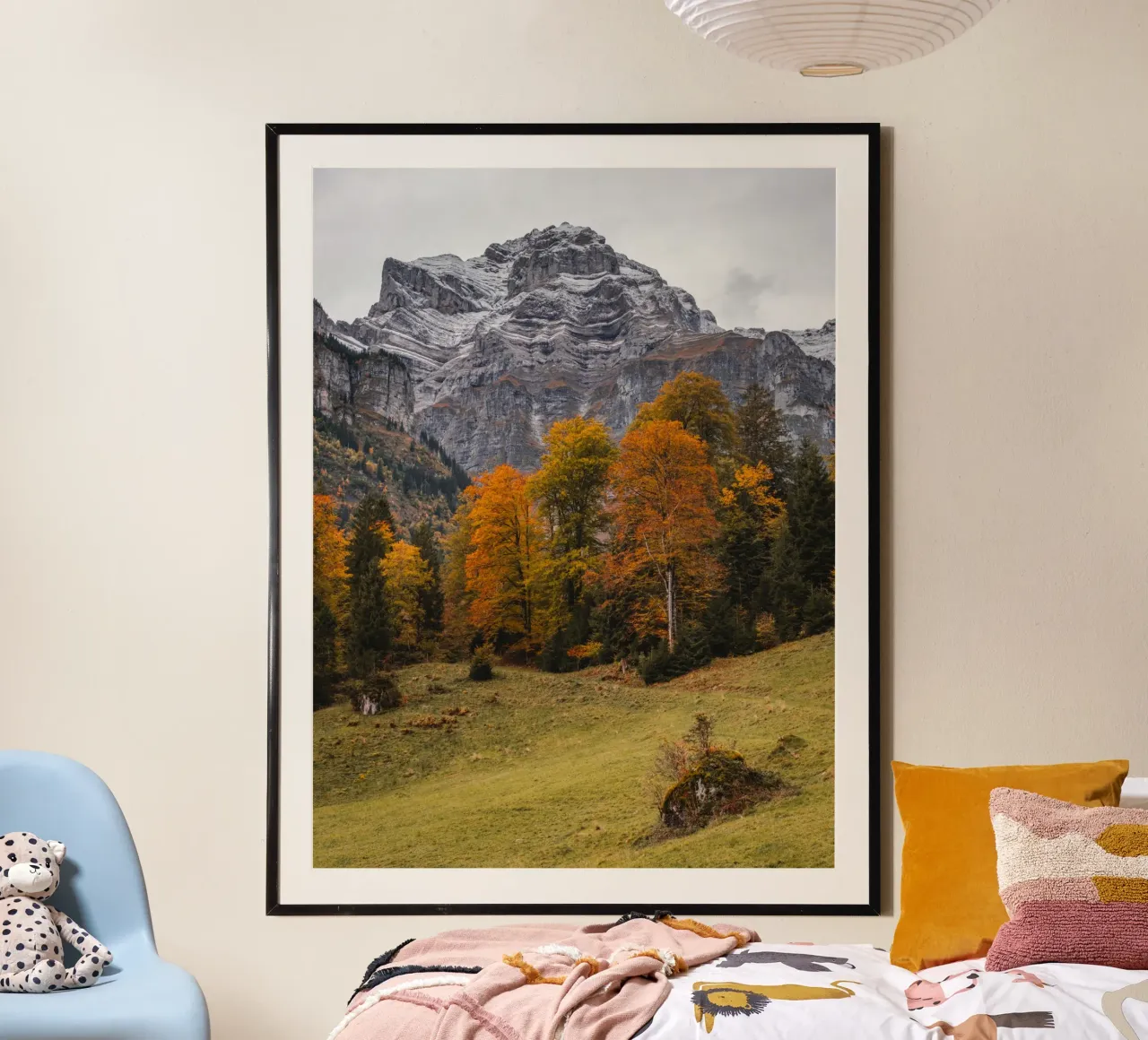 Herbst in den Bergen von Glarus, Schweiz Hahnemühle von mbgraphx2