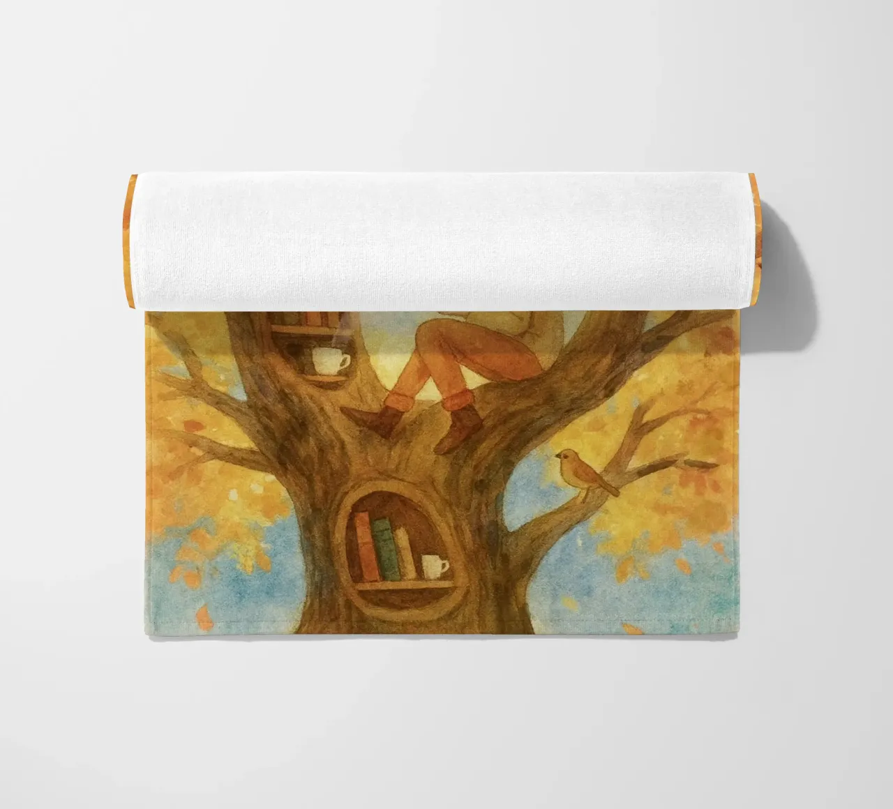 L'avido lettore di alberi telo mare da Taika Tori Art