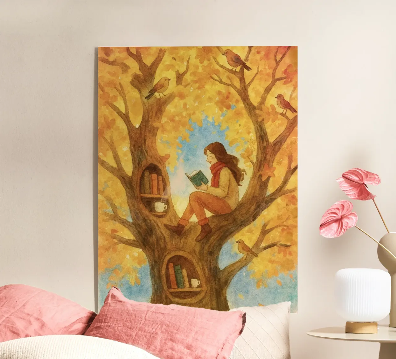 L'avido lettore di alberi plexiglass da Taika Tori Art
