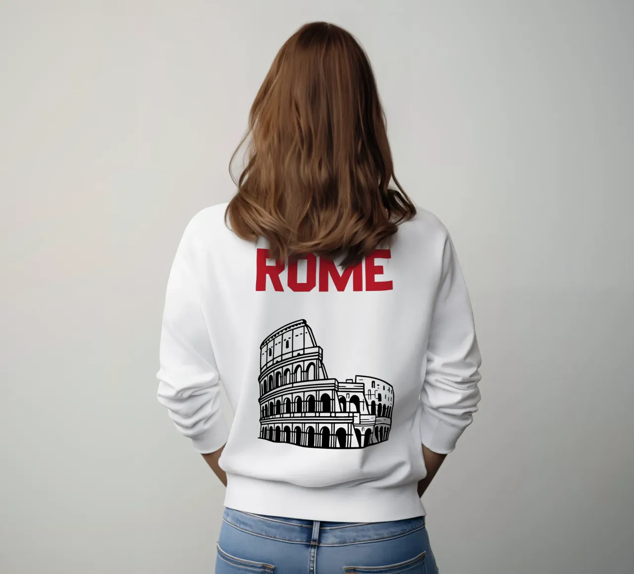 Rom Stadt Reisen Vektor Sweatshirt von Margoo