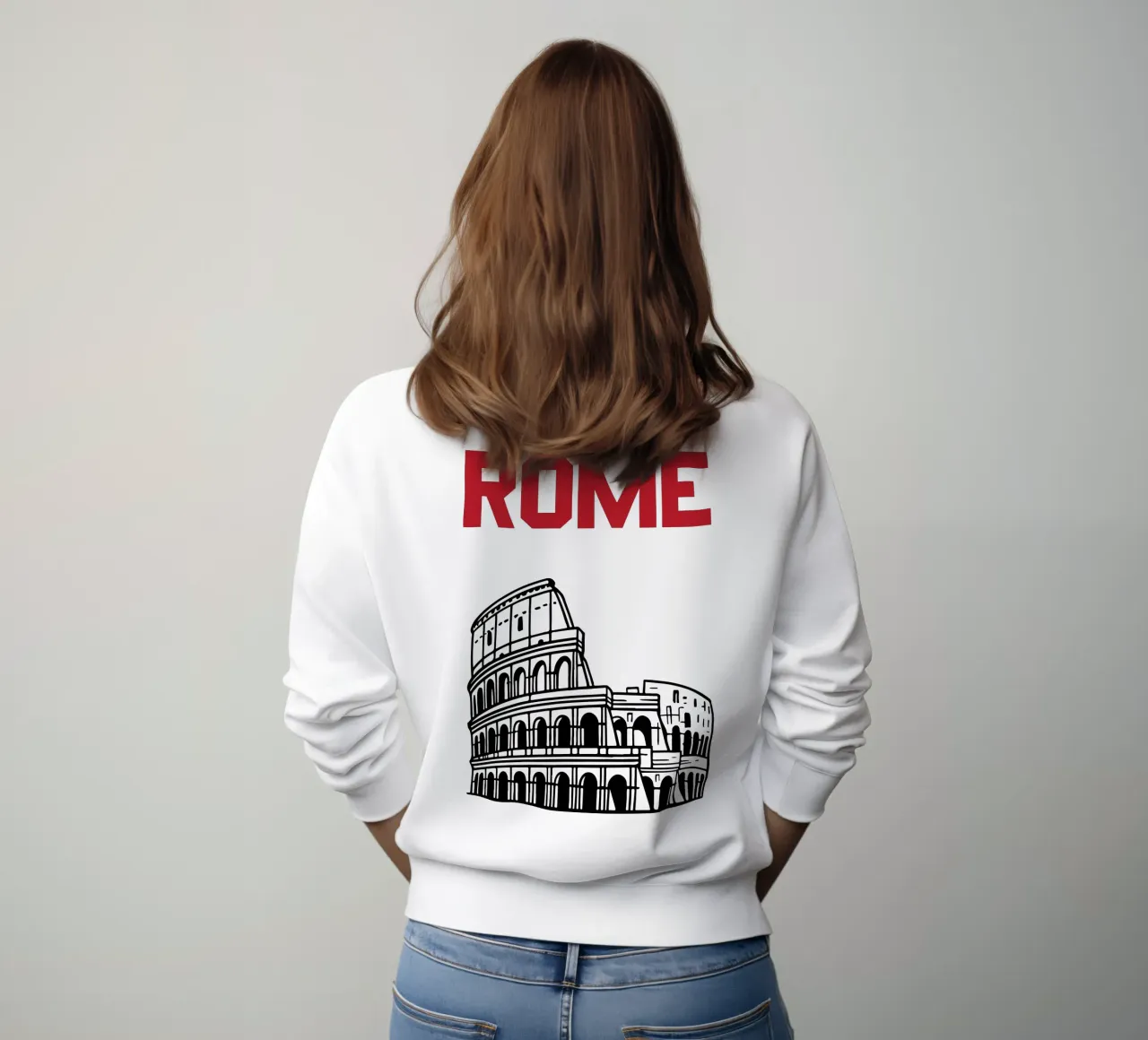 Roma Ciudad Viaje Vector sudadera de Margoo