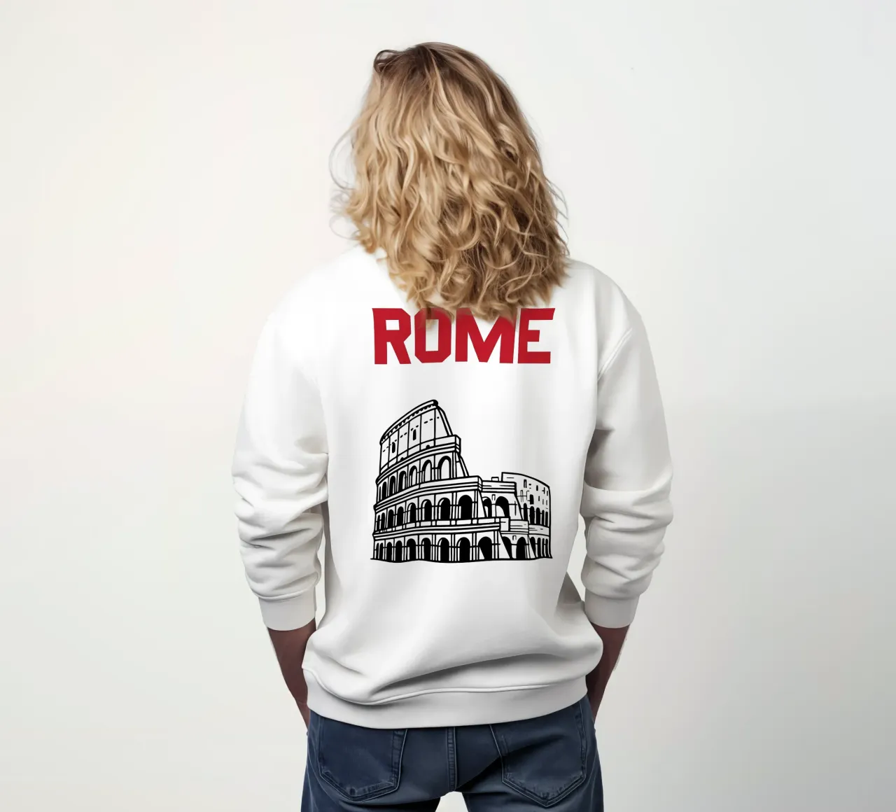 Roma Ciudad Viaje Vector sudadera de Margoo