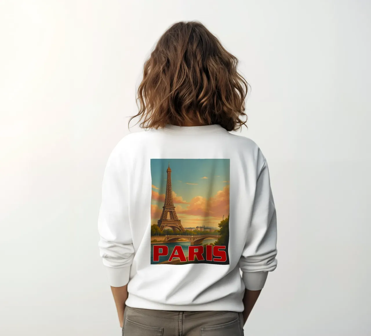 Vista panoramica della città di Parigi felpa da Margoo