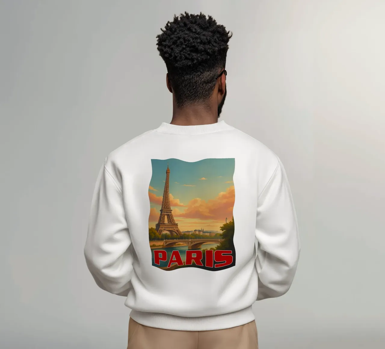Vista panoramica della città di Parigi felpa da Margoo