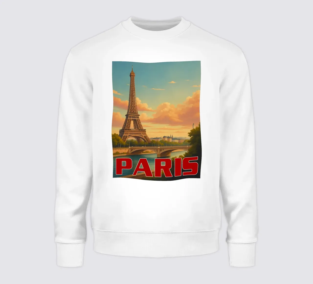 Vista panoramica della città di Parigi felpa da Margoo