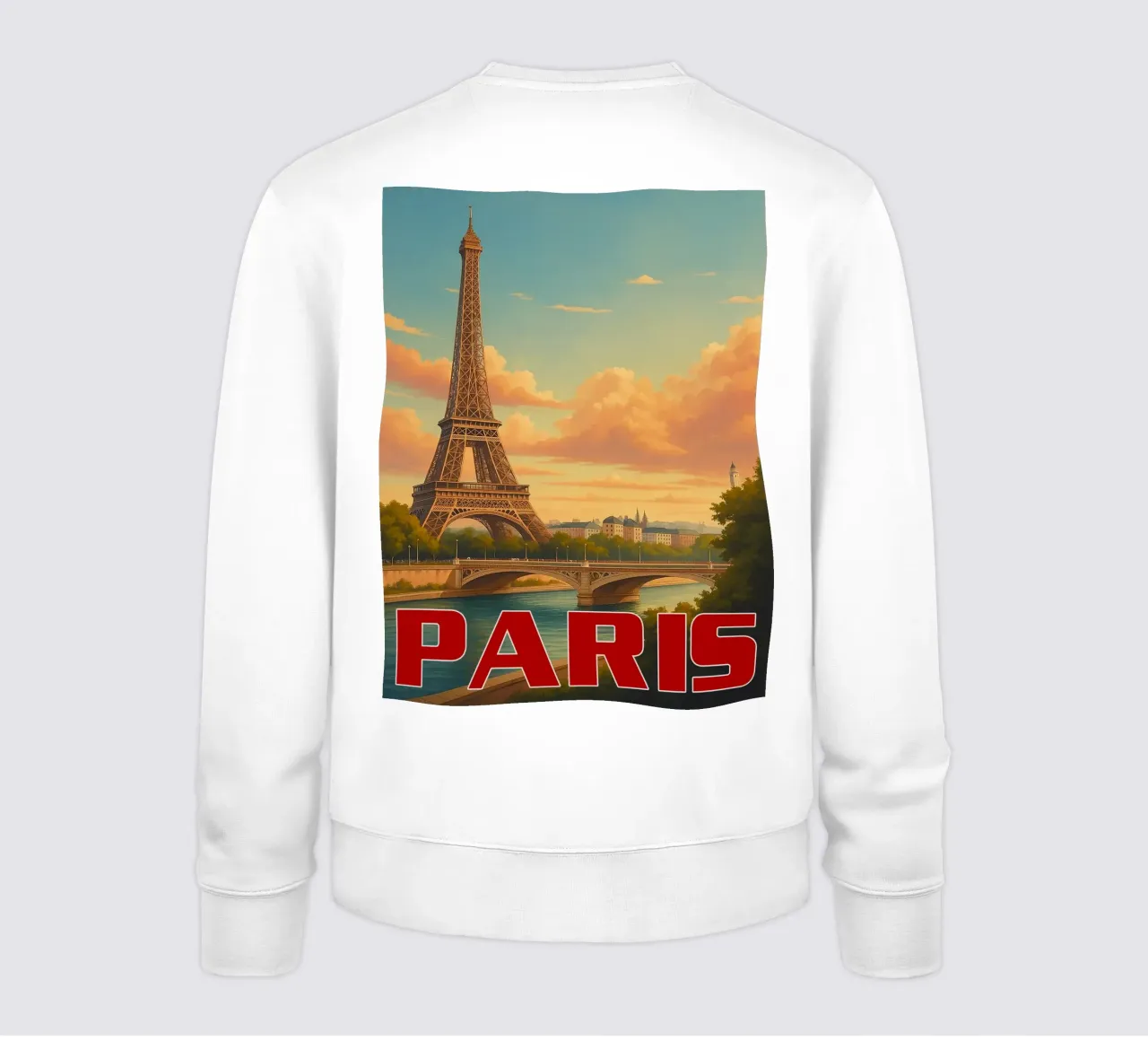 Vista panoramica della città di Parigi felpa da Margoo