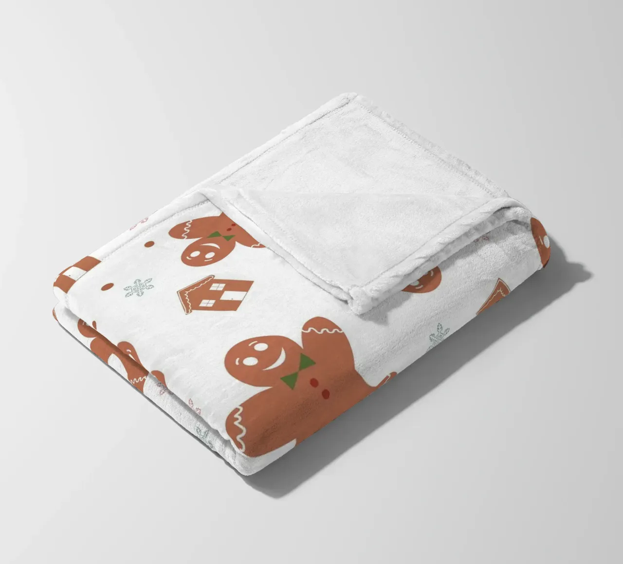 Modello di pan di zenzero con biscotti coperta in pile da GalerieGG